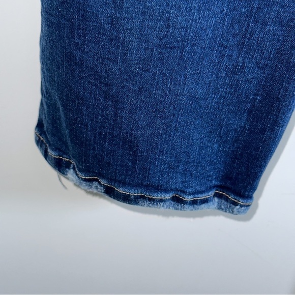 Flying Monkey High Rise Ripped Cuffed Stretch Skinny Jeans Size 30 - Picture 9 of 14